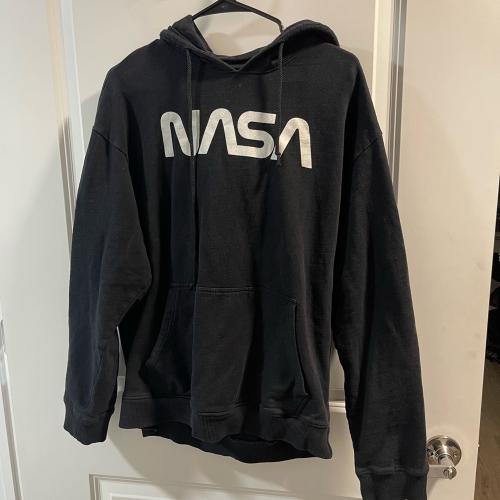 Hyper Space Black NASA Hoodie Size XL